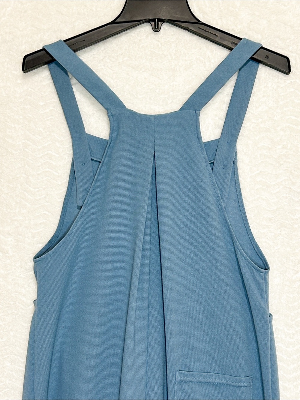 Halara Jumpsuit Medium Blue Casual Athleisure Lounge Relaxed Comfy Minimalist - Picture 10 of 11